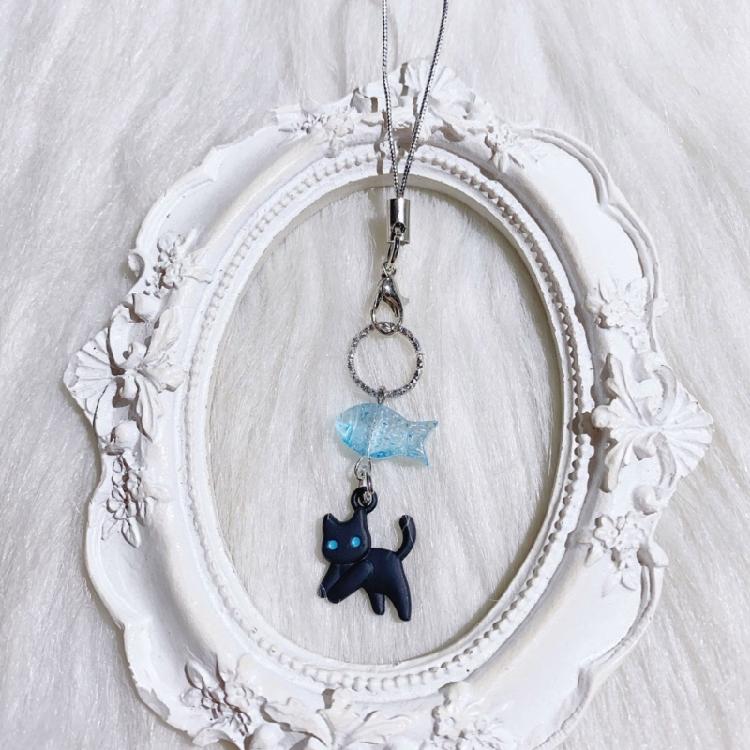 Fashion Keychain Pendant Multipurpose Phone Accessory Acrylic Alloy Texture Suitable for Students Professional Present