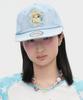 Taibseobiseu Girl Hotfix Washed Cap [Blue]