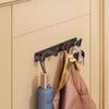 Coat Hook Wall Rack Hanger - Black Coat Rack with 5 Hooks Wall Hooks for Hanging  Hat Key Bag Towel Wall Mount Coat Rack