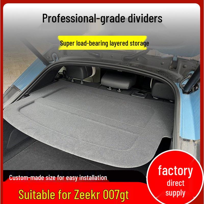 Zeekr 007 GT Trunk Divider: Tailgate Cargo Cover & Storage Partition Accessories