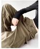 Women’s High Waist Wide Leg Windproof Cargo Pants - Black, Spring/Summer 2025 Collection