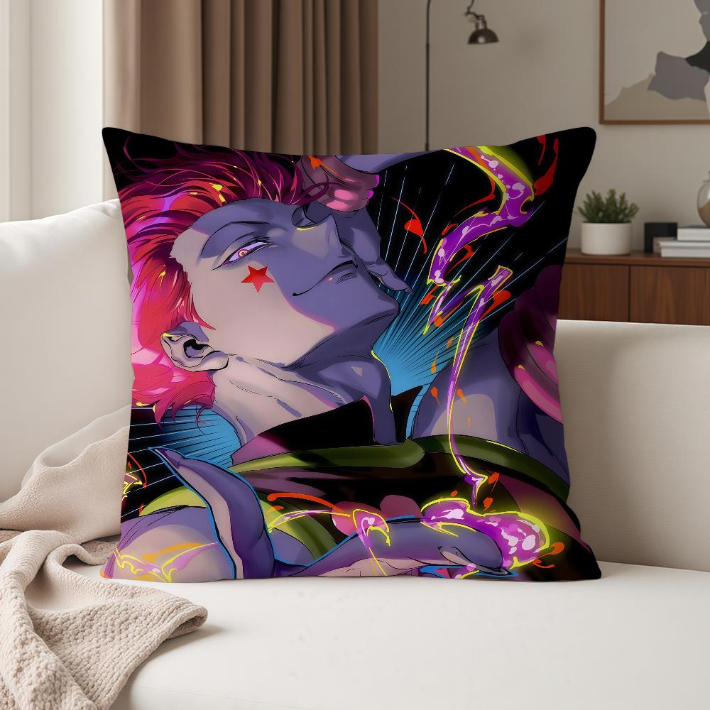 Anime H-Hunter X Hunter Killua Zoldyck Hisoka Pillow Case Suitable For Bedrooms Living Rooms Cars Home Decoration