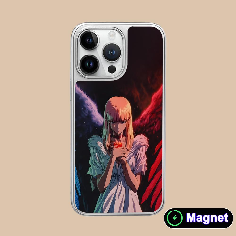 

Yugioh Change of Heart Phone Case for iPhone 17 16 15 14 13 12 11 Air Pro Max Plus Electroplated Silver Magsafe Cover iPhone 11