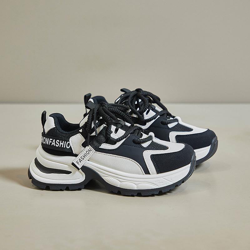 

Жіночі повсякденні кросівки Відкриті легкі протиковзкі кросівки на шнурівці Модні спортивні кросівки зі штучної шкіри для жінок Зручні кросівки 36