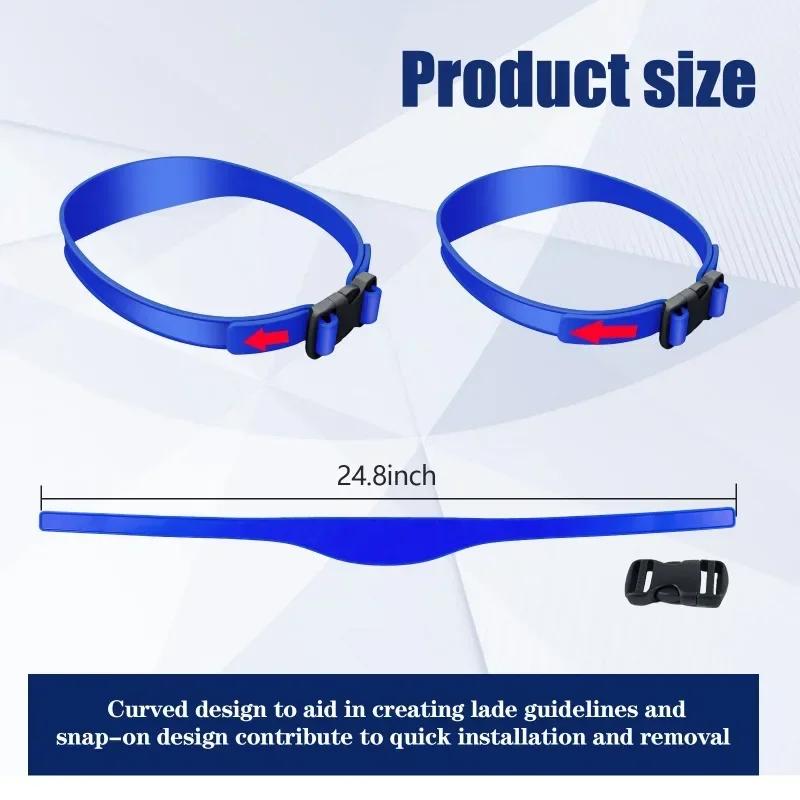 Hot Sale Curved Soft Silicone Haircut Band, Breathable DIY Hair Trimming Template, Home Hair Styling Guide for Men Boys