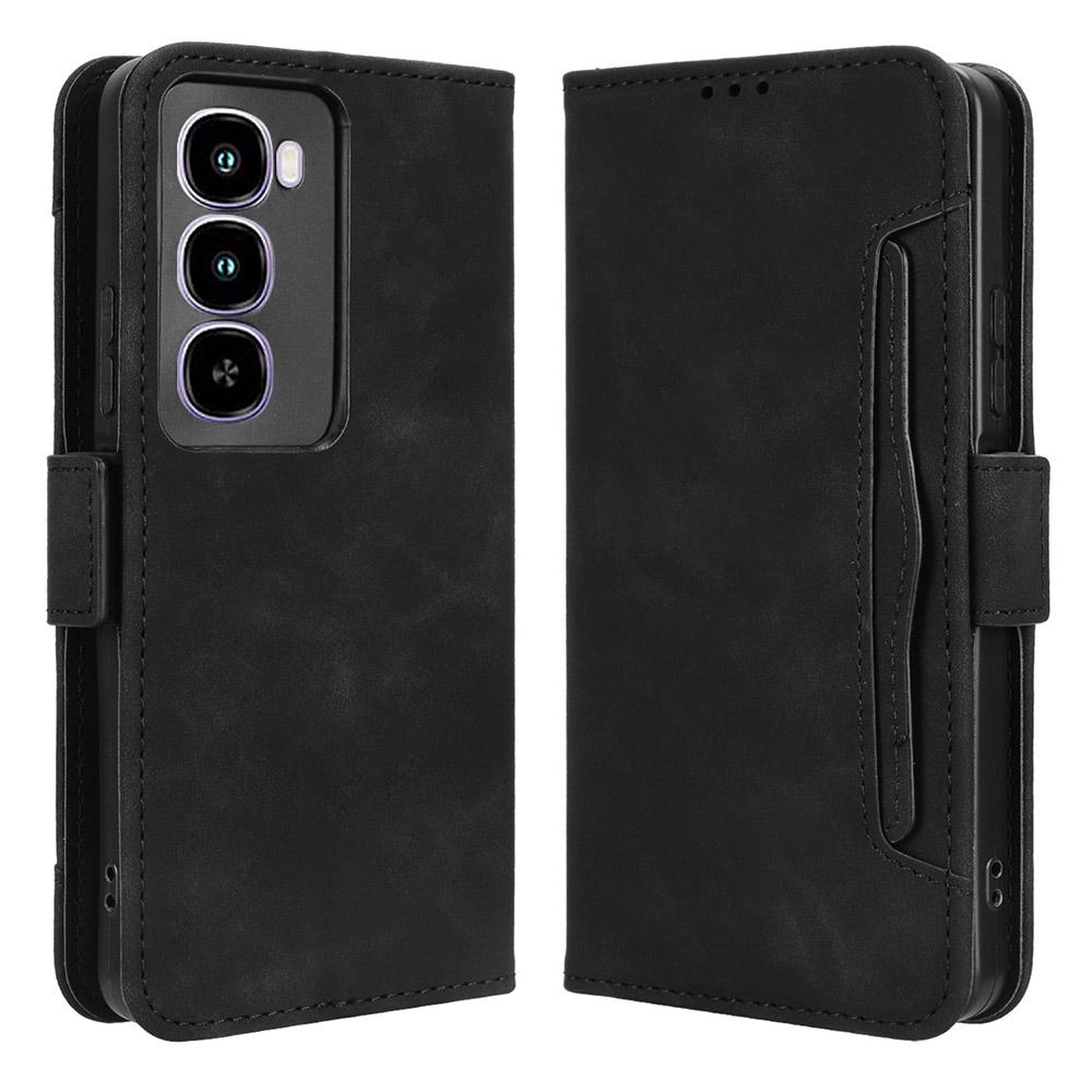 For itel City 100 4G Leather Case Phone Wallet Cover with Multiple Card Slots