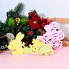 High Temperature Resistant Food Grade Silicone Easter Rabbit Mold for Handmade Craft Projects and Holiday Ornaments