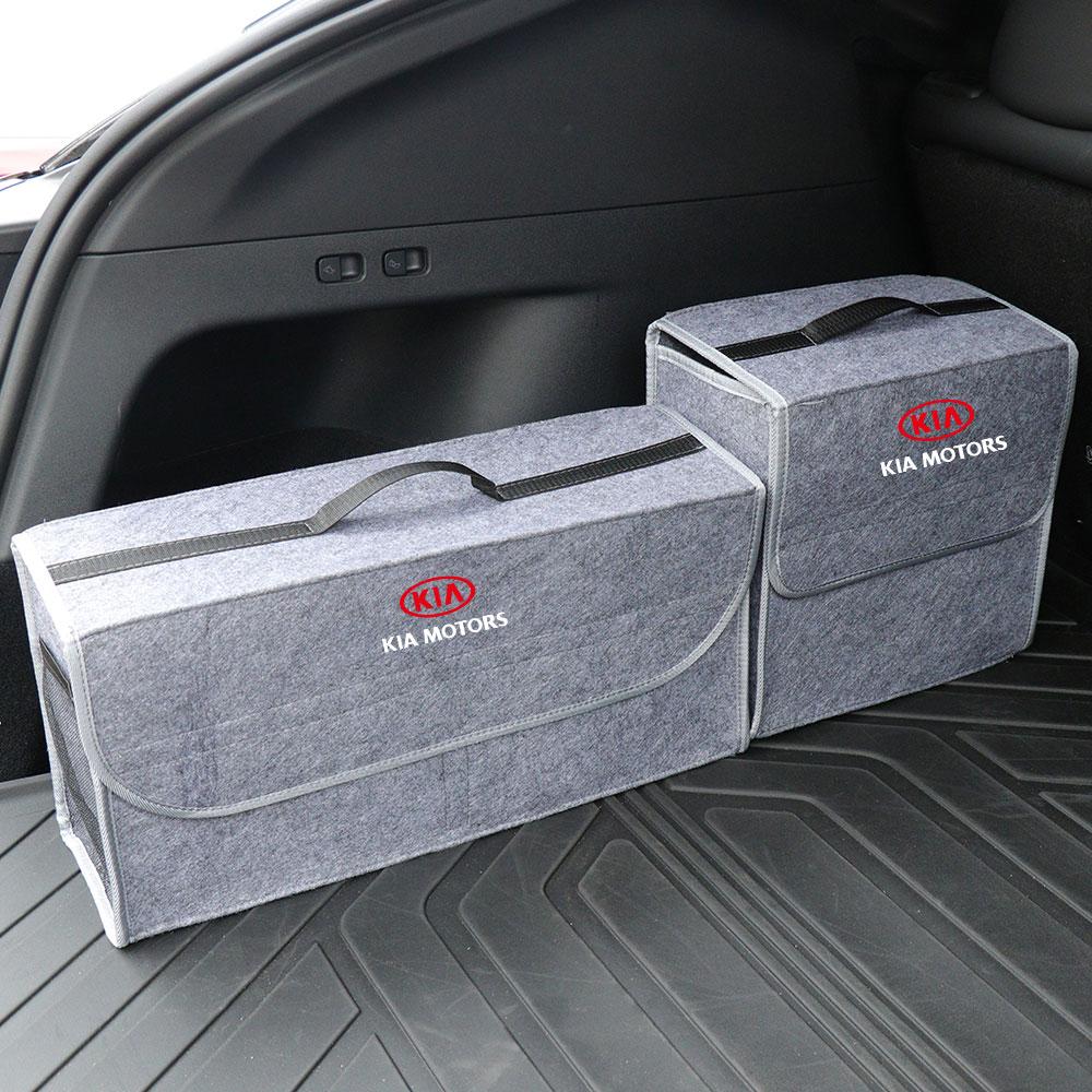 Large Capacity Car Trunk Storage Box Felt Folding Organization For KIA Rio Ceed Sportage Cerato Soul Sorento Picanto Optima Niro