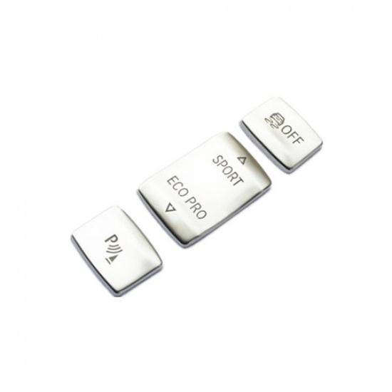 For BMW 1 3 Series F30 Chrome Gear Shift Panel Left Switch Button Cover Sticker
