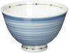 Hasami Ware Lightweight Rice Bowl Colored Dot Microwave and Dishwasher Made In 14777 (Large), Pattern, Blue, Safe, Japan,