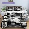 Elvis Presley Pattern Bedding,Quilt Set Quilt Cover Pillowcase Home Birthday Gift (1 * duvet cover + 2 * pillowcase, without core)
