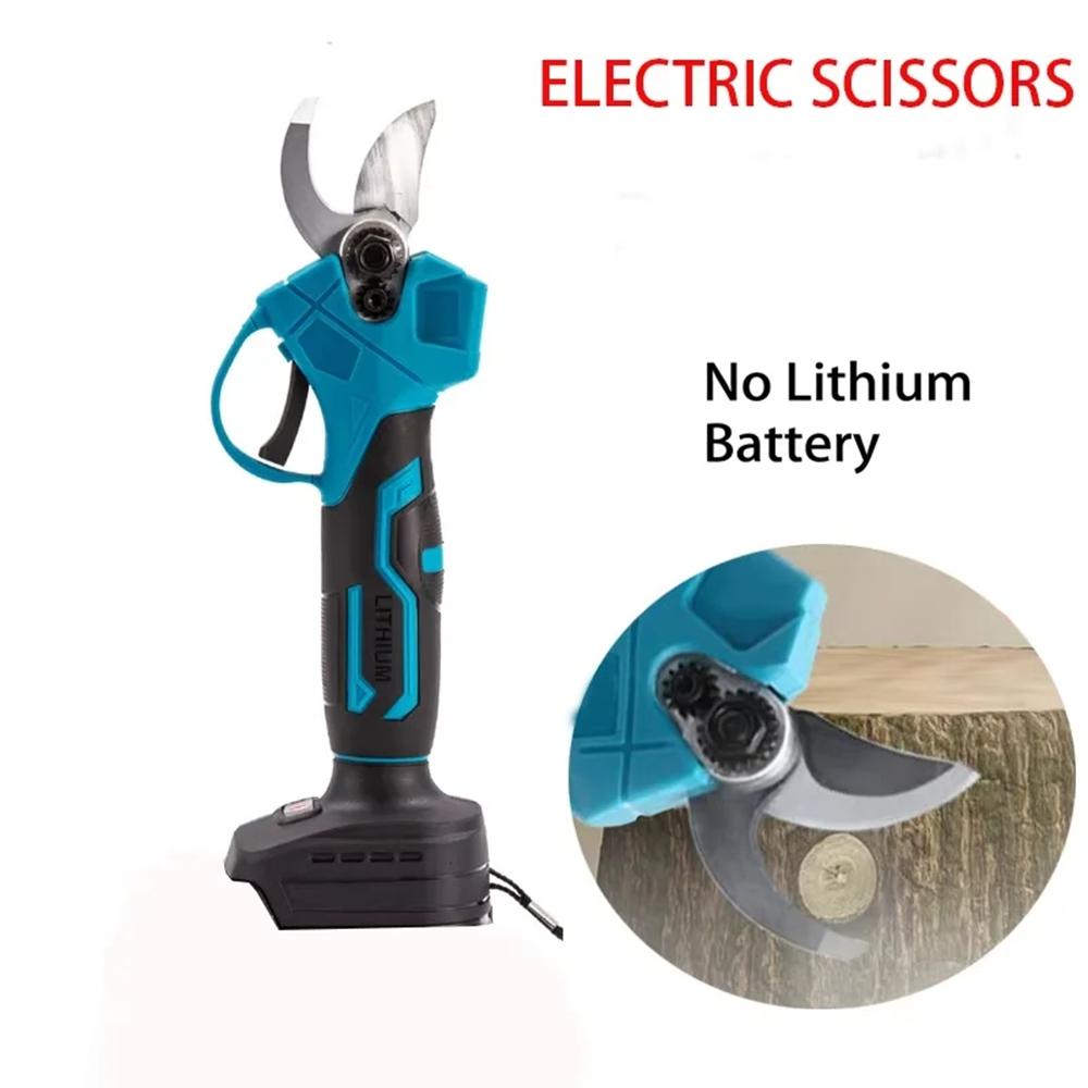 Brushless Electric Scissors Pruning Shears Handheld Cordless Pruner Tree Branch Bonsai Cutting Tool For Makita 18V Battery
