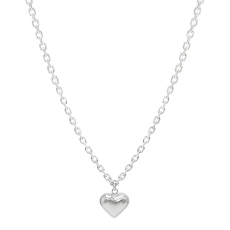 Dmoment Megan 925 Silver Heart Necklace