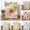 Forest Pastoral Style Cottagecore Throw Lightweight G Flannel Blanket Soft Skinfriendly for Summer Cooling
