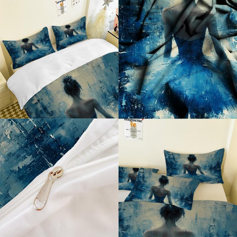 Fashion technology,3D Digital Printed Bedding, Duvet Covers, Pillowcases