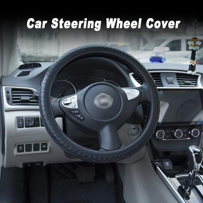 Car Auto Silicone Steering Wheel Glove Cover Leather Texture Soft Multi Color Universal Skin Soft Silicon Steering Wheel Cover