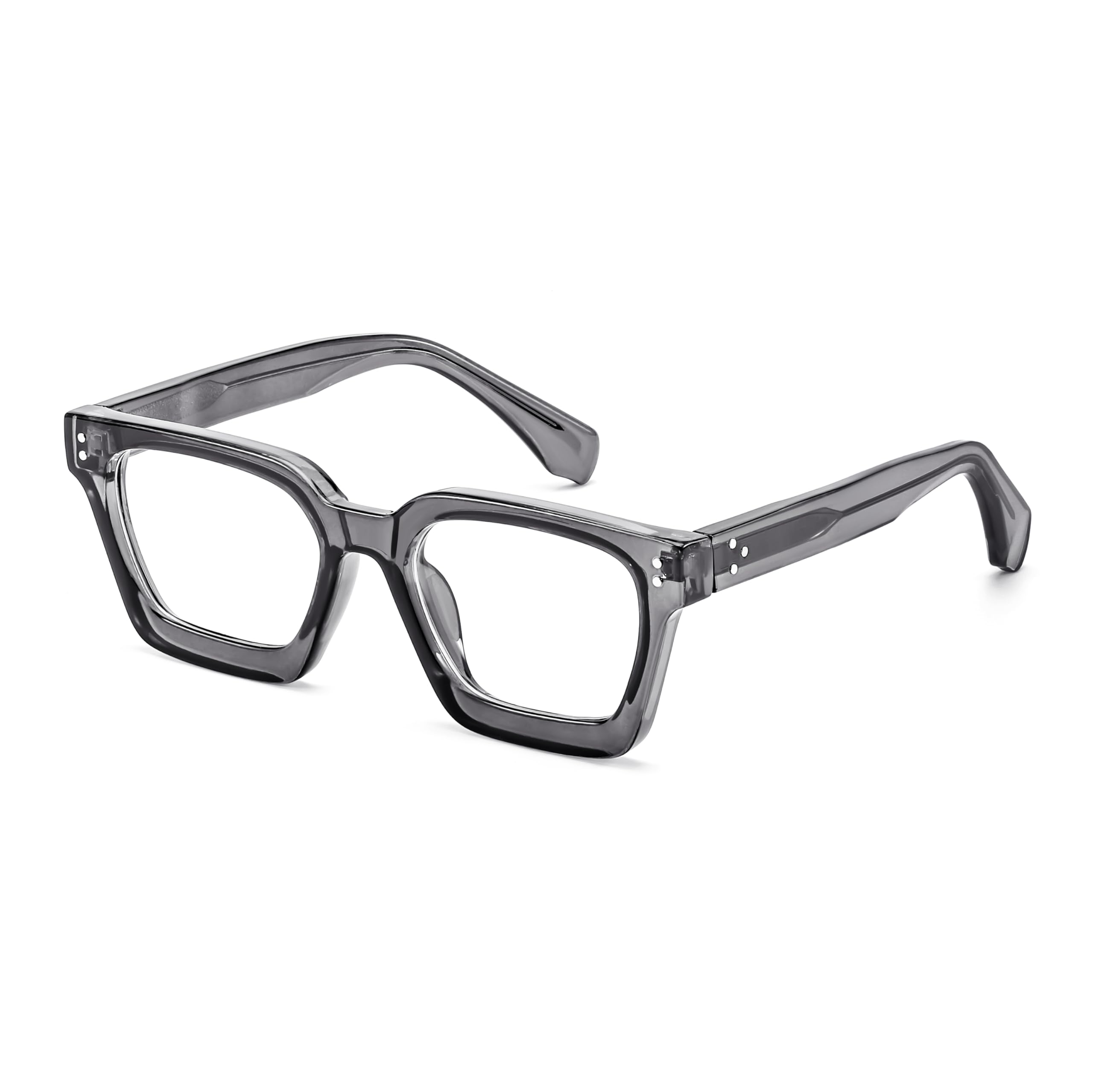 

Очки для блокировки синего света для Square B0101 [FEISEDY] Компьютеров, Без рецепта, Форма, Стильные, Мужские и Женские, серый