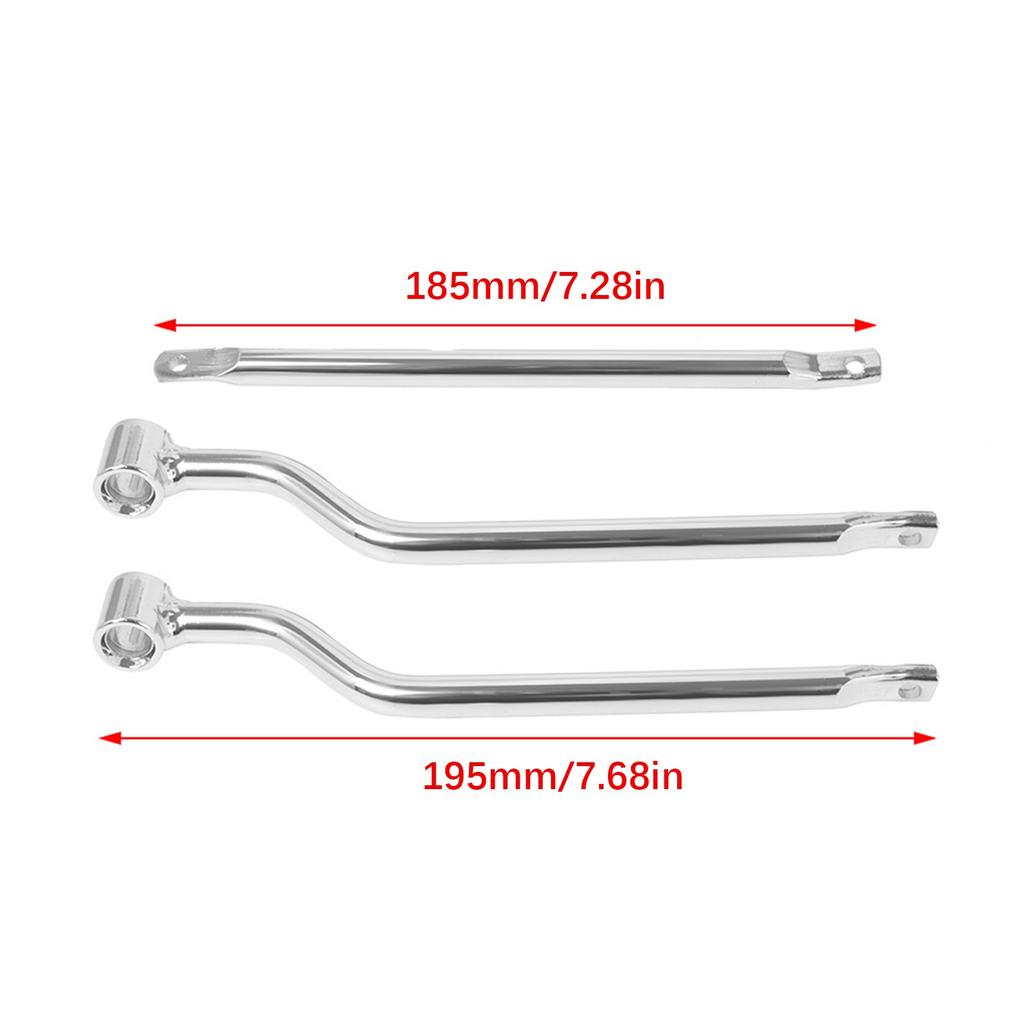 Heavy Duty Motorcycle Luggage Rack Support Bracket Rack Strong Iron Build Weather Resistant For Commuting Easy Install