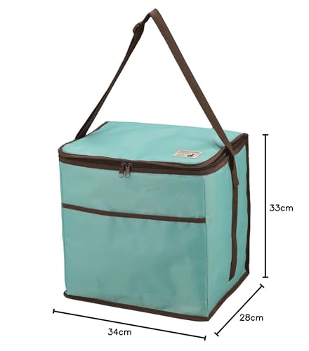 Captain Stag CS Charmant UE-556, 24L Mint Green Cooler Bag for Barbecues and Picnics