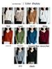 Temperamental Minimalist Women's V-neck Slimming Sweater - Soft, Casual, Skin-friendly Knitted Base for Autumn/Winter.
