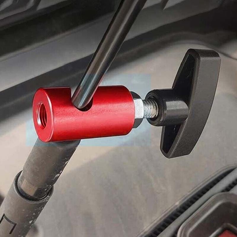 1Pcs/lot New Style Car Hood Lift Bar Anti-clamping Device Durable Aluminium Alloy Support Rod Clamp Securely Holds Weak Lift