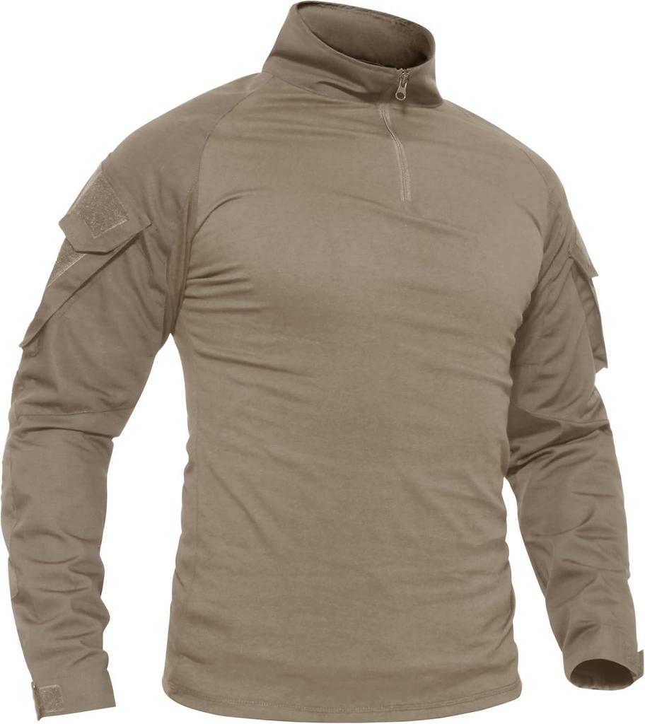 Neuer Stil Herren Tarnung Schnelltrocknendes Langarm Trainingsshirt, Modische Outdoor Bekleidung.