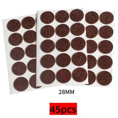 

3-72Pcs Self Adhesive chair leg pads felt 3mm Thick Floor Scratch Protector Mat Mute Furniture Non-slip Bumper Pad Accessories