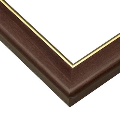 Epoch [Made In Japan] Wooden Puzzle Frame, Woody Panel Excellent, Gold Line, Brown with Gold Braid (50 X 75 Cm) (Panel No. 10), Hanging Cord, Score