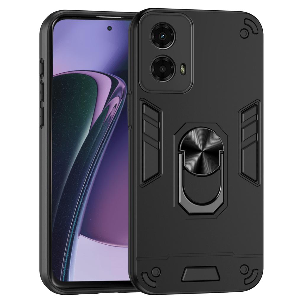 For Motorola Moto G 5G (2024) Case Kickstand Phone Cover Support Magnetic Car Mount