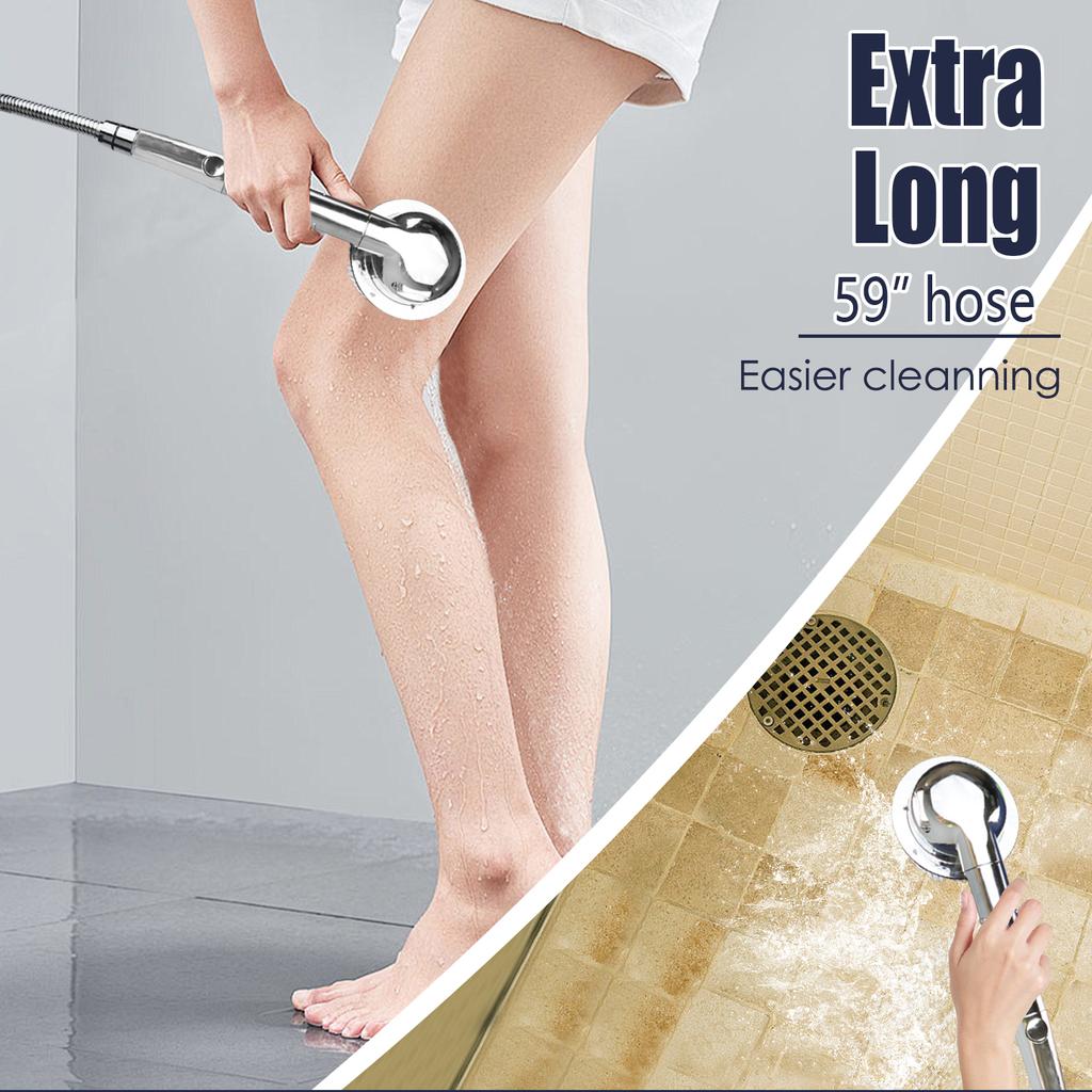 ZHIYAN Filter Hand Held Shower Head Message High Flow Handheld Showerhead Wall Hanging for Hotel Apartment Home Project