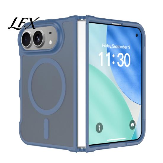 Smooth Touch Protective Shell Magnetic Matte Phone Case for iPhone 2026 New, Full Hinge Anti Oxidation Material Cover Protection, Not Yellowing