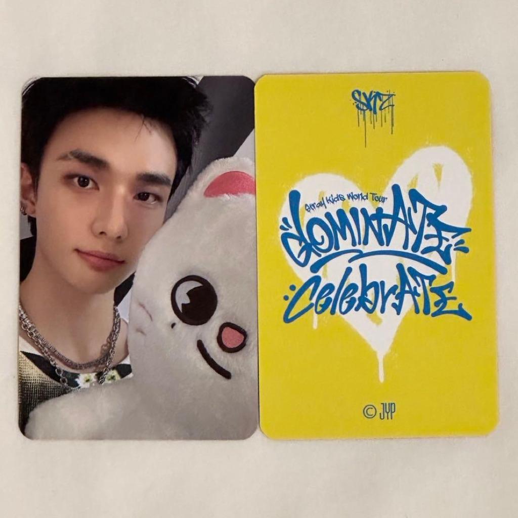 [USED] STRIKES DOMINATE CELEBRATE POPUP Bonus Trading Card Rantra Hyunjin