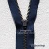 Copper Zipper Pull for Jeans, Dress Pants, and Bags - Antique Silver Style