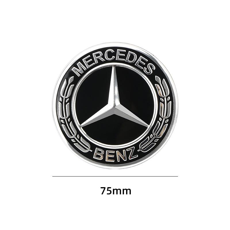 CRI14Pcs 75MM Car Wheel Center Hub Caps for Mercedes Benz GLE GLK SLK CLA CLK W203 W204 W205 W209 W210 W211 W212 AMG Car Ornaments