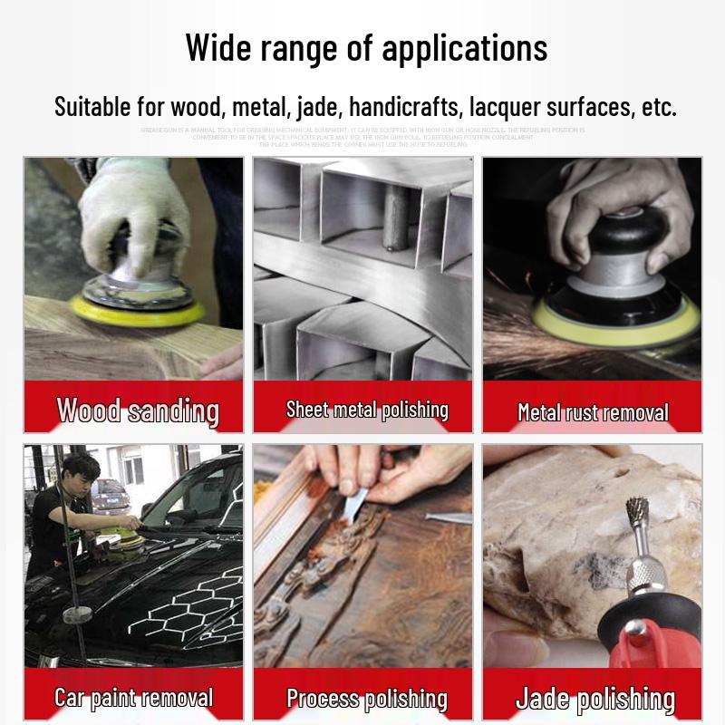 4-Inch Self-Adhesive Flocking Sandpaper Discs for Electric Drill & Angle Grinder – 100mm Polishing & Woodworking Tool.