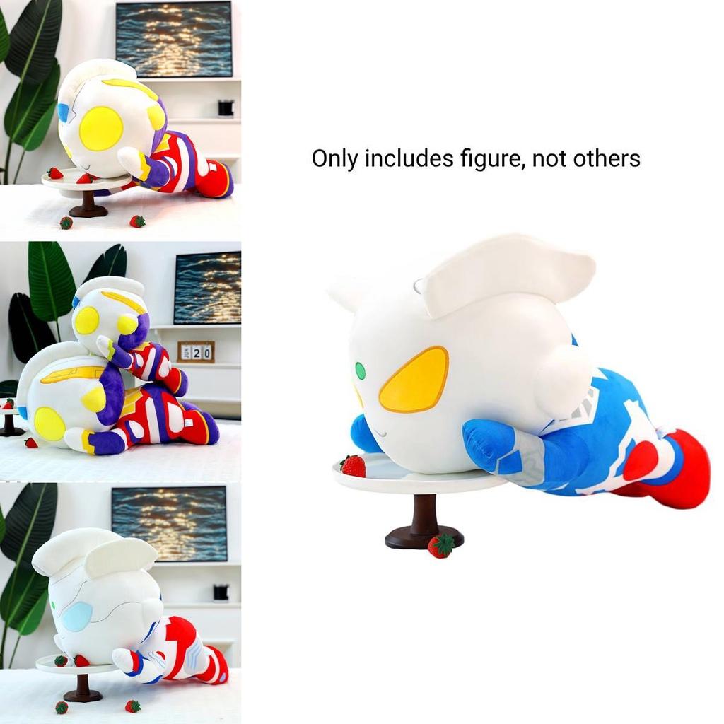 Large Ultraman Plushie Cartoon Di Jia Superman Stuffed Animal Toy Kids Festival Present