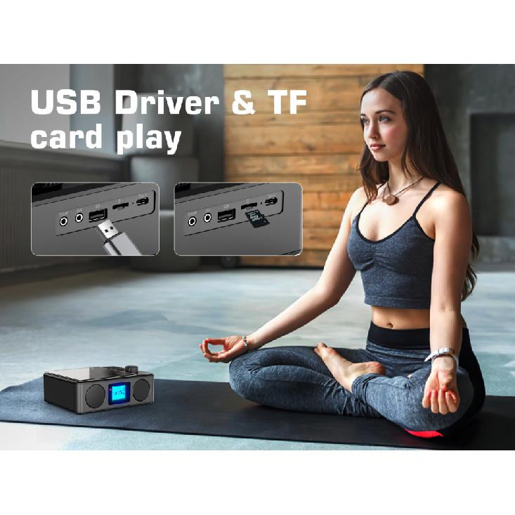 CD Player Portable Bluetooth Desktop CD Players for Home with Speakers Rechargeable Small Retro CD Player with LCD Screen Optical USB