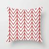 Pink Color Cushion Cover Geometric Print Decorative Pillows Red Stripe Pillow Case  Pillows Decor Home For Car/bed /sofa
