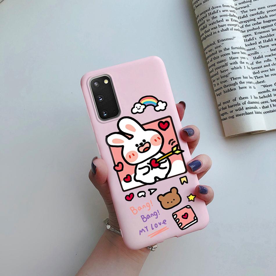 Case For Samsung Galaxy S20 FE Case S20 Ultra Soft Silicone Back Cover Phone Case For Samsung S20 FE S 20 Plus Case Cute Fundas
