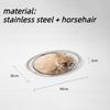 Luxury Stainless Steel Tray Circular Arc Fruit Plate Dessert Storage Trays Modern Home Decorative Trays Kitchen Organization