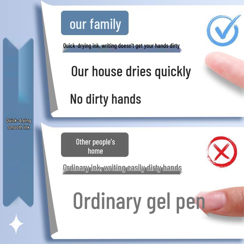 Gradient Color Click Pen Set for Primary Students - Stylish and Fun Stationery