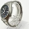 Used In good working condition SEIKO automatic men's wristwatch navy dial back skid