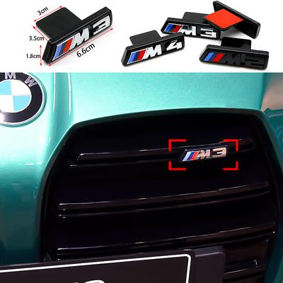 Front Grille Emblem For M2 M3 M4 M5 M6 G31 G32 G38 E92 E93 F36 G05 G11 ABS Car Front Grille Emblem Body Refit Accessories