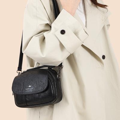 Textur Mama Tasche - Kleine Damen Umhänge-Sling-Tasche für Pendlerinnen mittleren Alters Handtasche