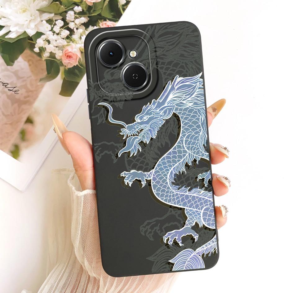 For Tecno Spark 40C Case KM4k Fashion Painted Liquid Silicone Soft TPU Shockproof Cover For Tecno Spark40C Pop 10 Pro Phone Case