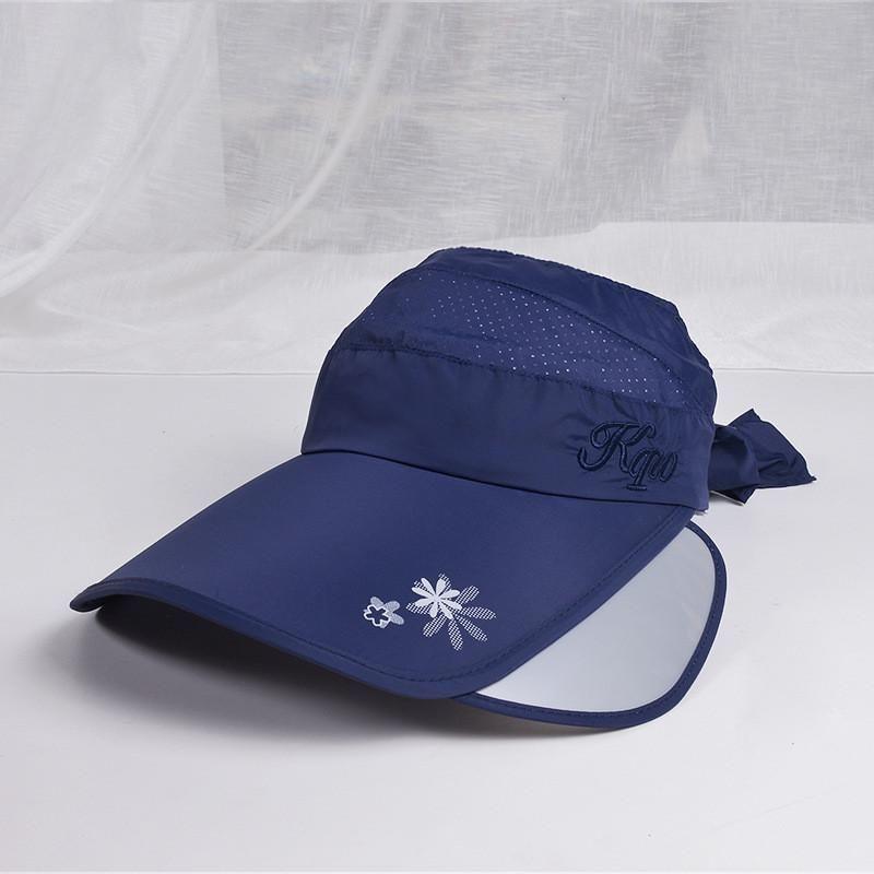 

9007 Summer Sun Hat Women s Retractable Wide Brim Hat Air Top Sun Protection Sun Hat Outdoor Baseball Cap Tibetan youth