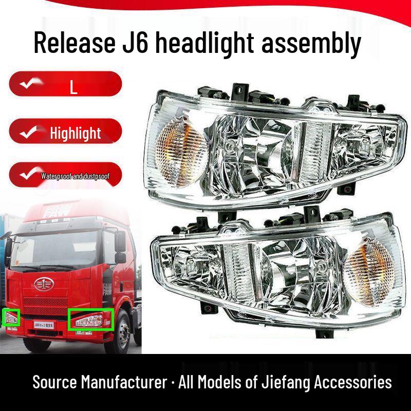 FAW J6 Headlight Assembly, Suitable for J6 Accessories and Front Headlight Premium Left