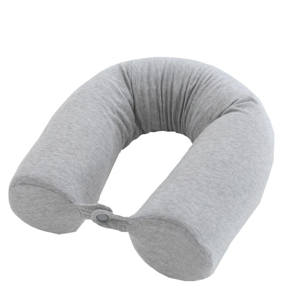 Cylindrical Travel Pillow Bendable Nap Pillow Portable U-shaped Pillow Airplane