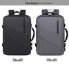 High-End Leather Film Water-Repellent Business Backpack with Large Capacity