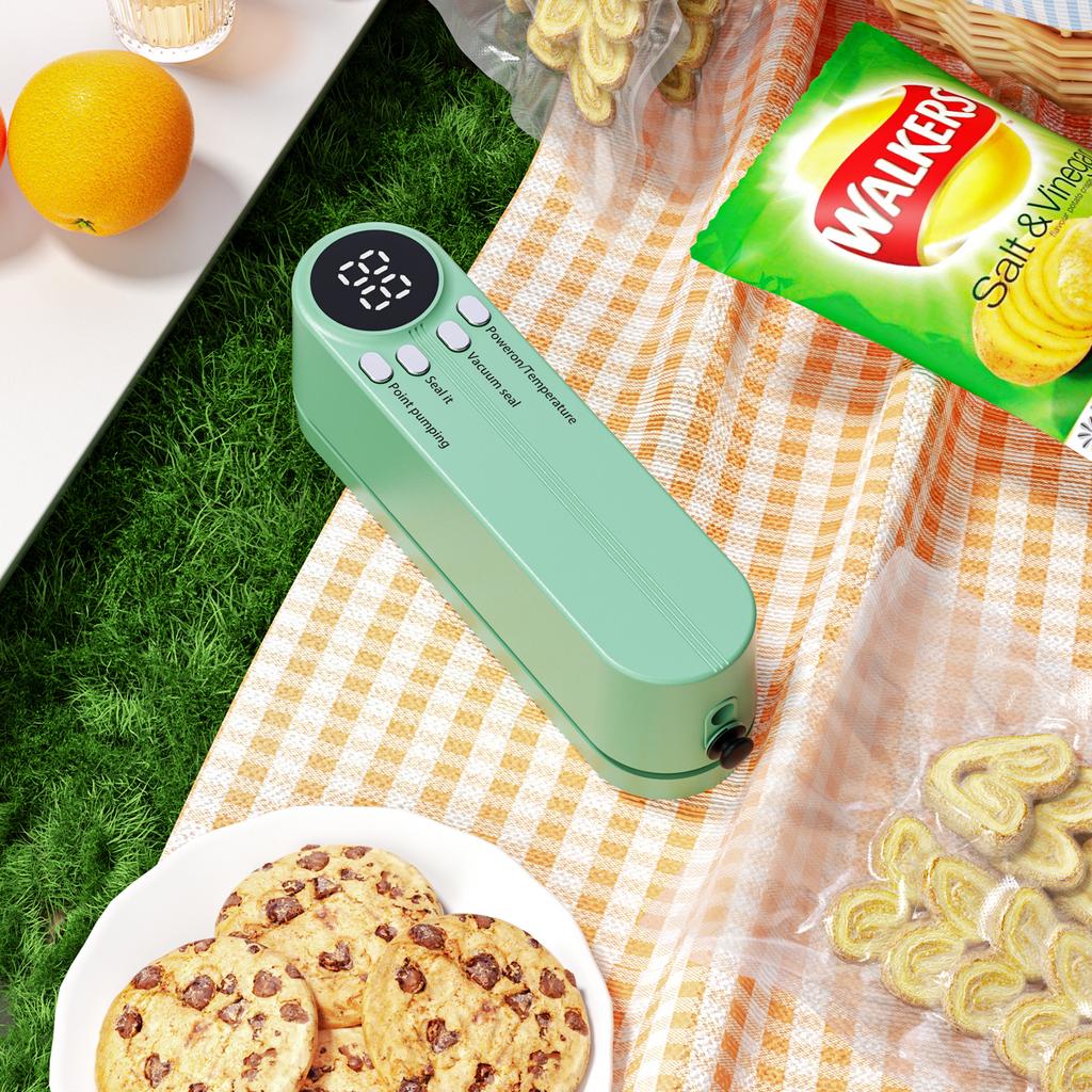 Fresh-keeping mini vacuum machine household small food sealing machine fully automatic sealing vacuum machine